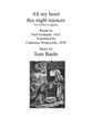 All My Heart This Night Rejoices SATB choral sheet music cover
